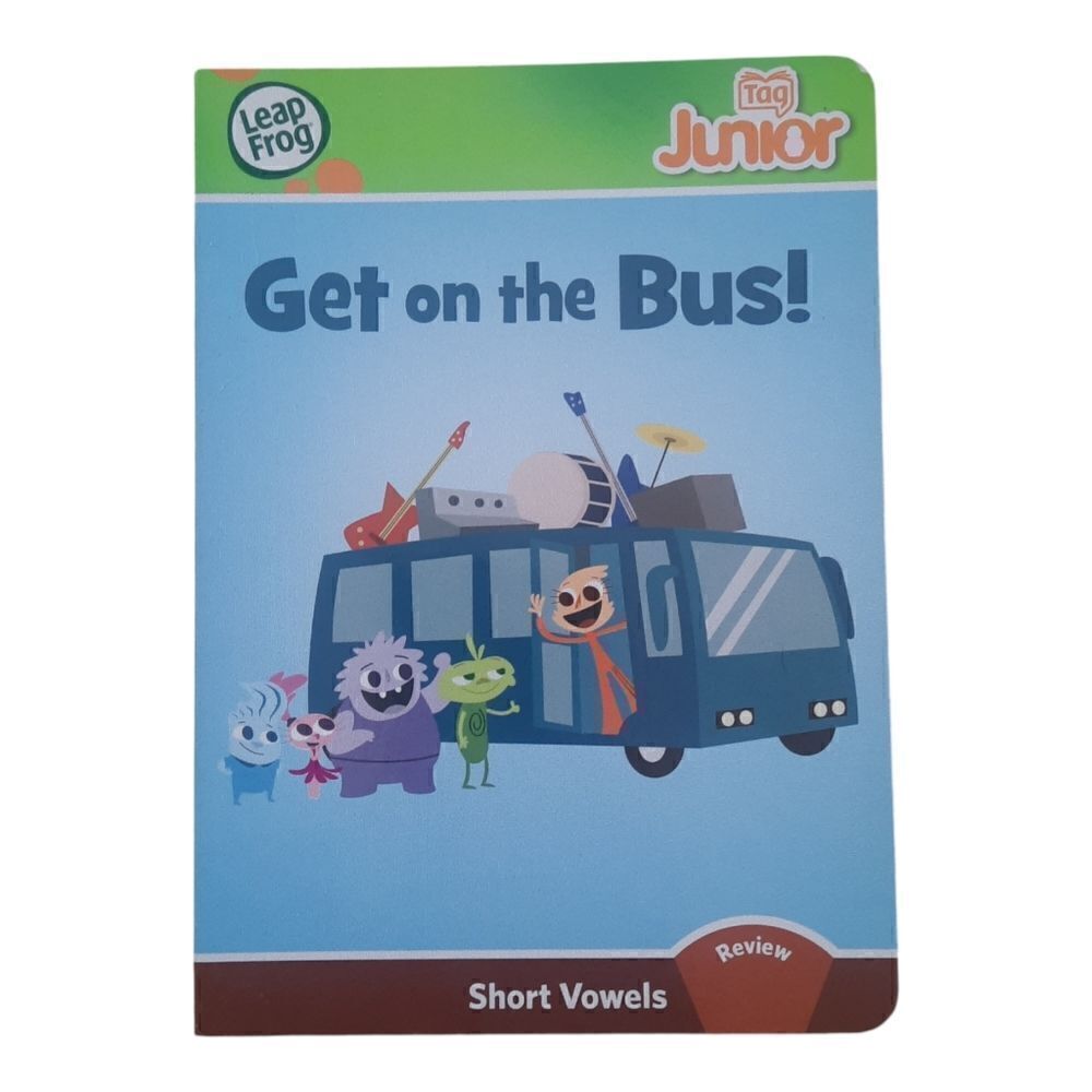 Leapfrog Tag Junior Get on the Bus Short Vowel Review Book